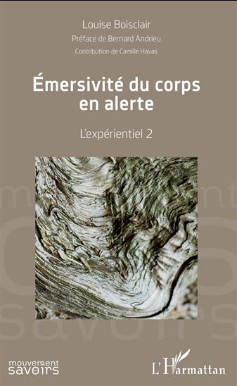 Chapitre et photo de couverture, “L’émersivité du corps en alerte” / 2020